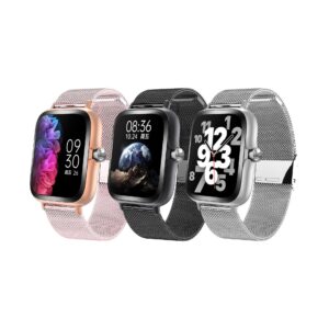 ️correa de acero reloj  Android , inteligente monitoreo de frecuencia cardíaca llamada Bluetooth reloj multifunción.  reloj ️ inteligente