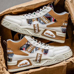tallas grandes zapatos de hombre verano 2025 nueva tendencia deportes ocio zapatos de tabla alta transpirables y elevados zapatos blancos bkb