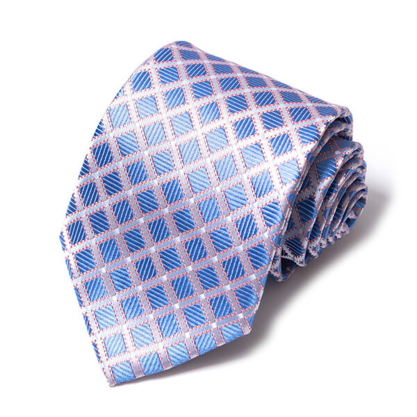 Corbata formal de negocios  de seda de poliésterpara  novio ,boda , lucir formal y elegante. - Image 6
