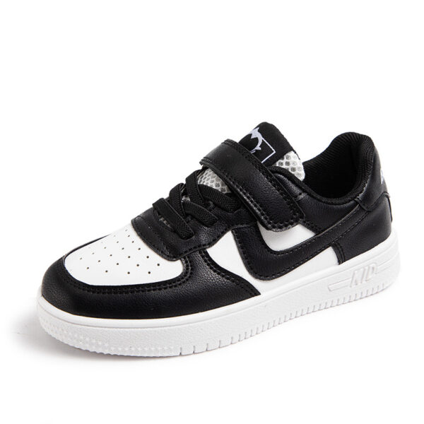 2025 zapatos para niños y niñas, Zapatillas de deporte grandes, medianas y para niños pequeños zapatos de escuela primaria, zapatos de suela blanda y suela gruesa. - Image 5