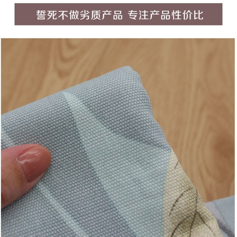 Las sábanas de tela gruesa no se arrugan, algodón de una sola pieza lienzo engrosado lino doble hoja 2 juego de tres piezas - Image 2