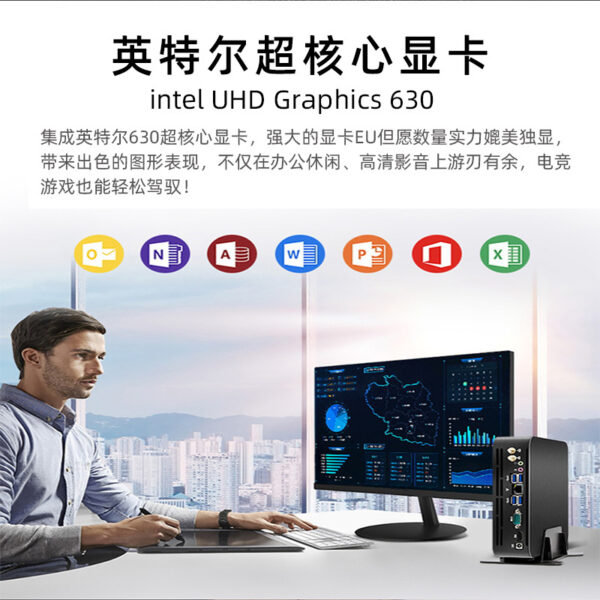 Core Shengmei i9-9880H mini host pc juegos oficina  - MININ - PC  con SO. windows 10 - Image 4
