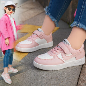 2025 zapatos para niños y niñas, Zapatillas de deporte grandes, medianas y para niños pequeños zapatos de escuela primaria, zapatos de suela blanda y suela gruesa.