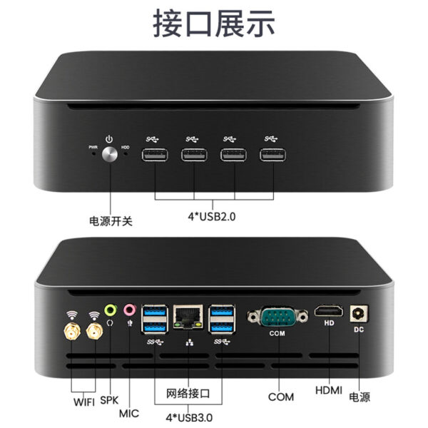 Core Shengmei i9-9880H mini host pc juegos oficina  - MININ - PC  con SO. windows 10 - Image 3
