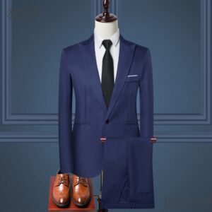 Traje formal, versión coreana, de traje, casual para  negocios, fiestas , formal profesional, padrinos de boda,