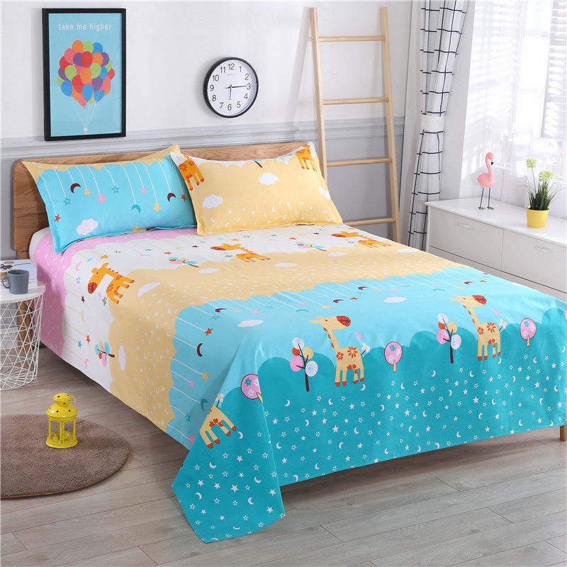 Las sábanas de tela gruesa no se arrugan, algodón de una sola pieza lienzo engrosado lino doble hoja 2 juego de tres piezas - Image 6