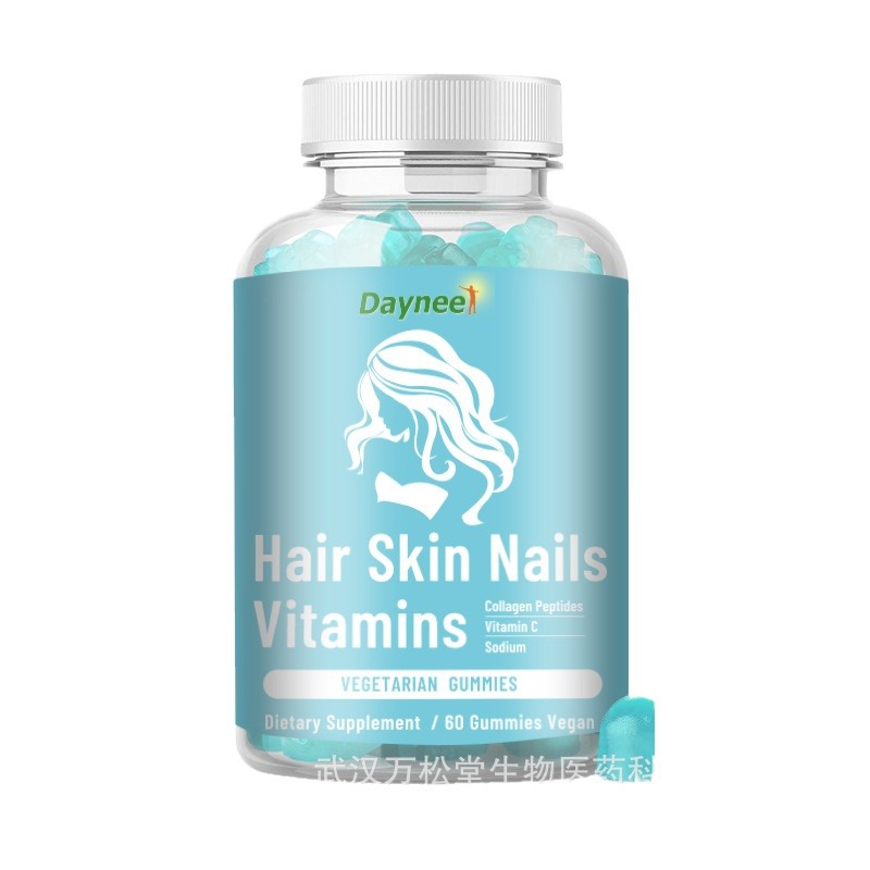 Hair Growth Skin Nails Vitamins Hair 60 Gummies vitamins C and E. - Image 5