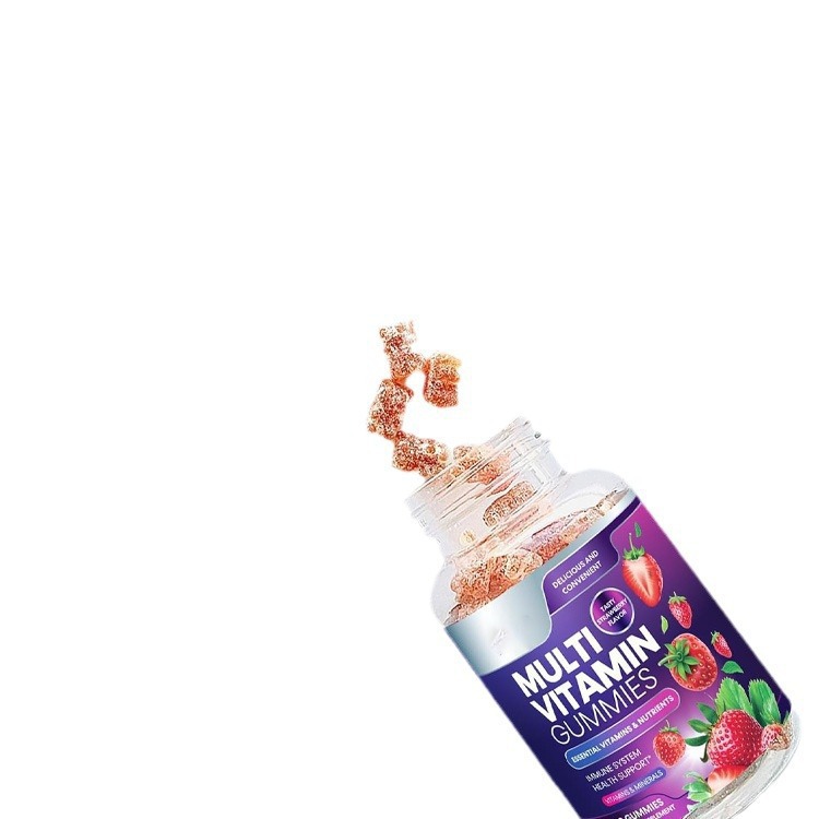 hot multivitamin gummies Multi vitamin Fudge men's and women's factory processing custom 90 gummies - Image 5