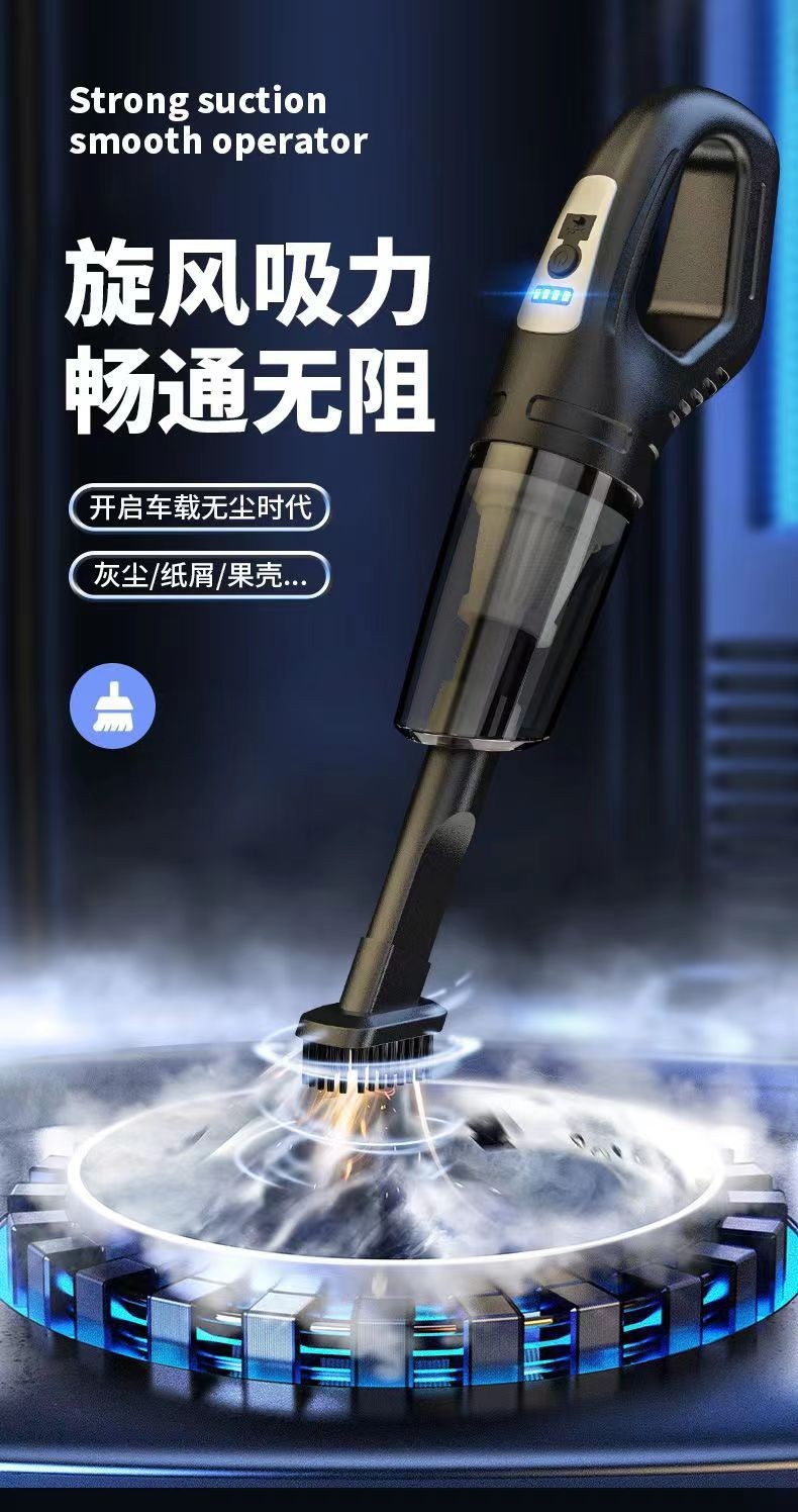 Mini aspiradora portátil de alta potencia y potente para coches - Image 3
