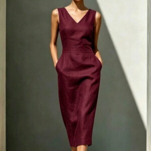Vestidos de mujer  liso de color