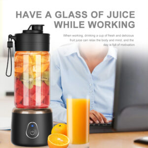 Exprimidora, portátil recargable para pequeñas casas multifuncional de frutas, eléctrica inalámbrica,