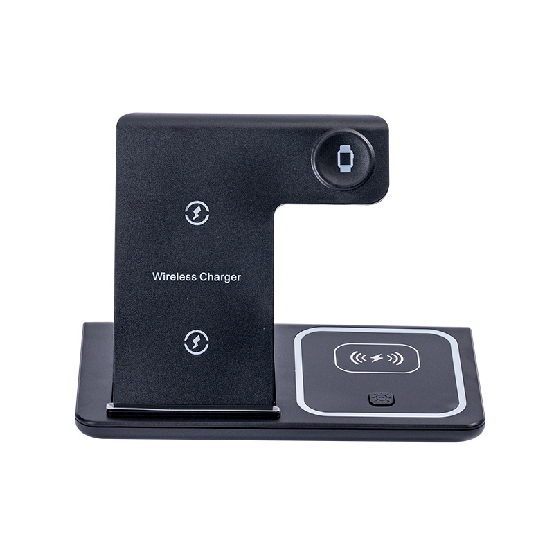Base de carga inalámbrica plegable, un dispositivo de carga rápida tres en uno compatible con los relojes Huawei y Apple - Image 5